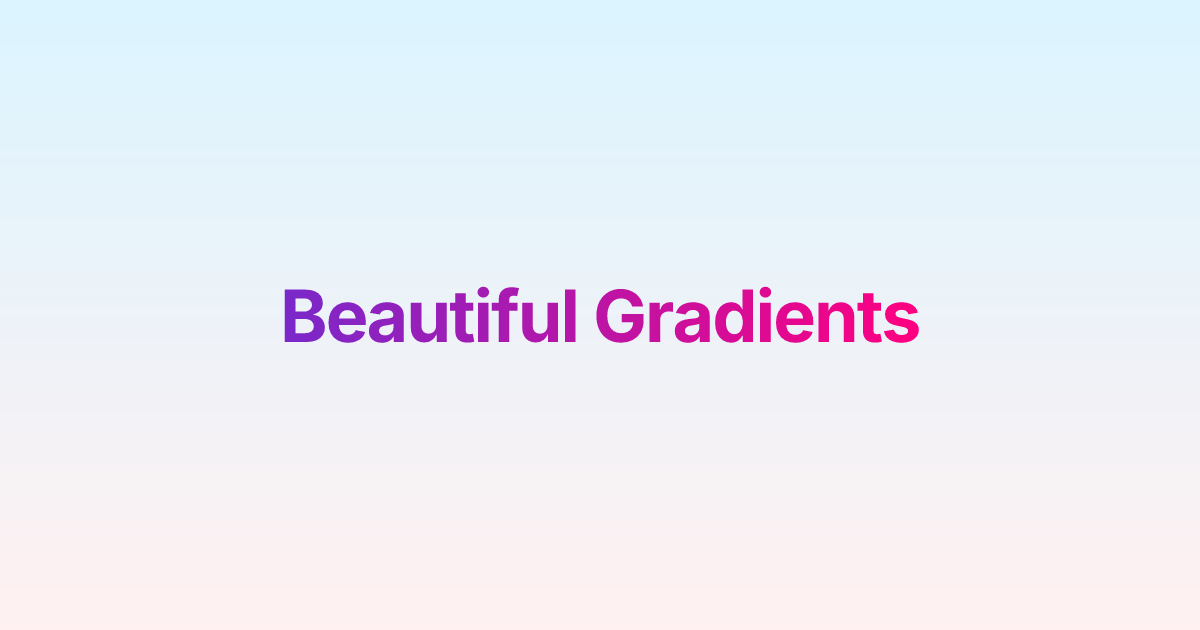 Gradient Template