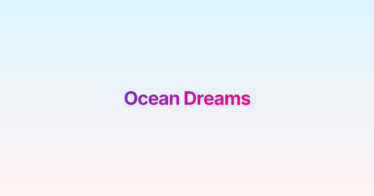 Ocean Gradient